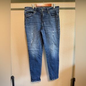 Universal Thread Women's Blue Mid-Rise Skinny Jeans Womens Size 10